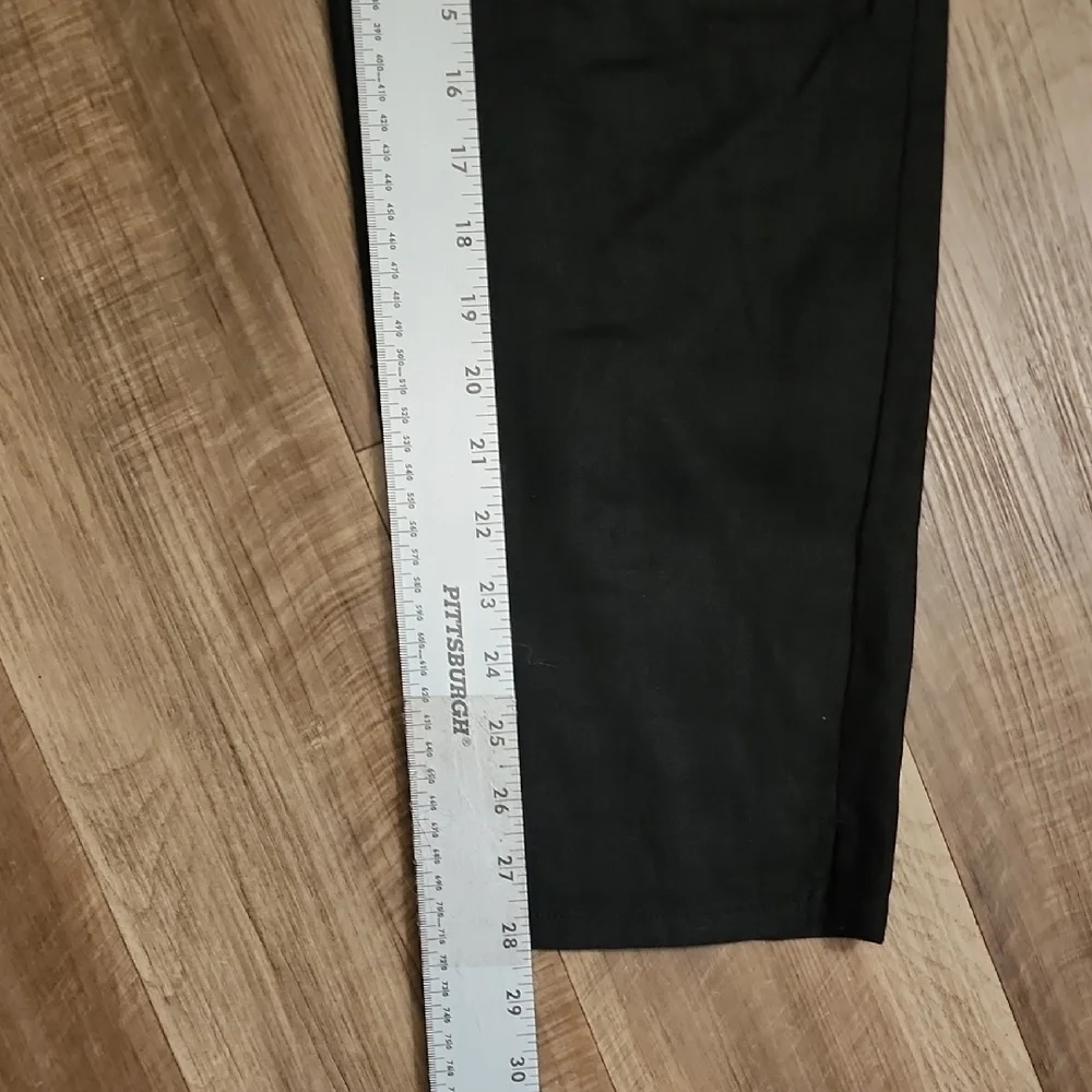 Lauren Jeans Co Ralph Lauren Women’s Black Linen Pants Size 4 28” Inseam - Picture 4 of 13